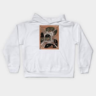 Another World II Escher Art Print 1947 Imp-Art Maurits Cornelis Escher Impossible Object Poster Kids Hoodie